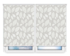 Рулонные шторы Мини Ницца серебро цена. Купить в «Мастерская Жалюзи»